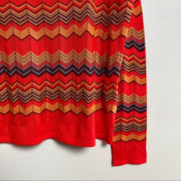 BB Dakota red/orangish lightweight sweater - Picture 3 of 7